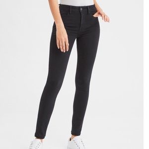Sz 8 black high waisted jeans only worn once!